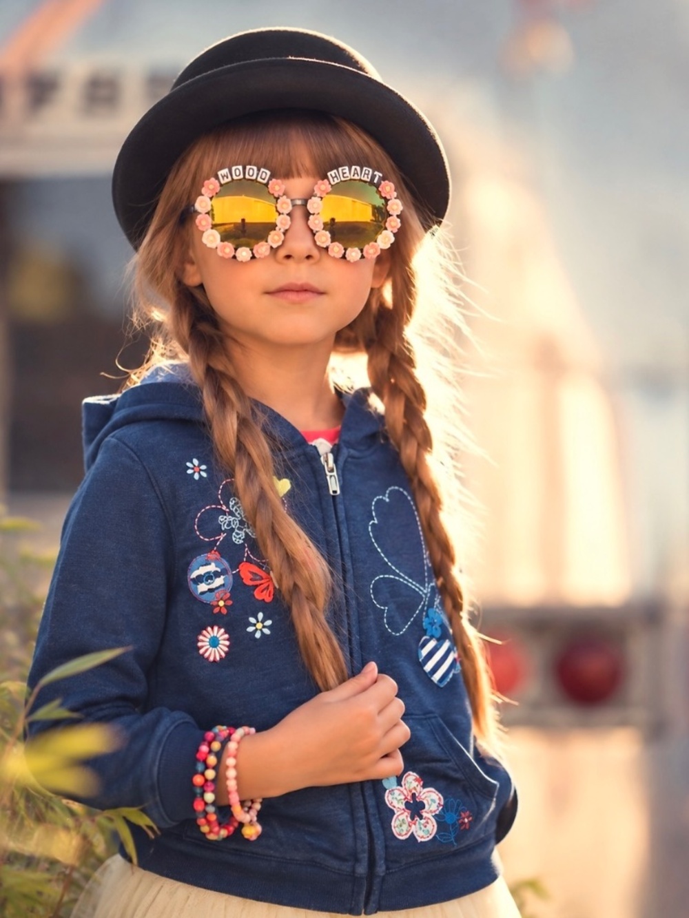 The Children’s Place jacket with embroidery.